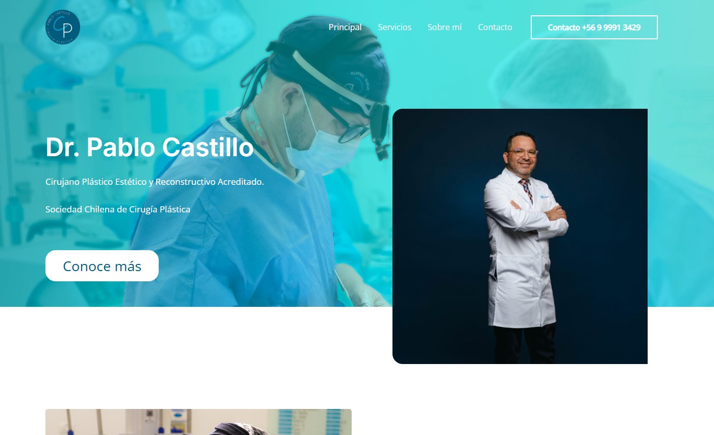 Sitio web Dr. Pablo Castillo